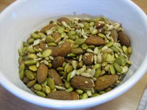 Toasted nuts and seeds